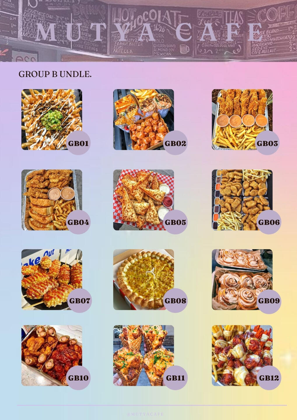 Mutya Cafe Menu